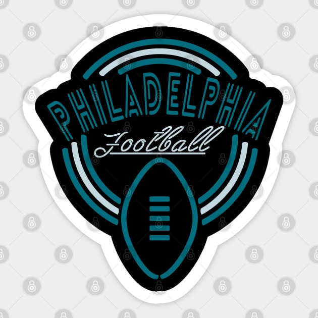 Neon Sign Philadelphia Football Sticker by MulletHappens